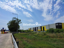 Вид здания. Сухой склад (+18) Склад Воронежская обл, Рамонский р-н, поселок Солнечный, ул Московское шоссе, д 135 , 54 519 м2 фото 5